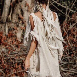 Chintamani Alchemistry Boho Cotton Poncho top